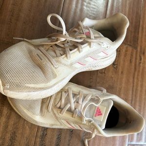 Adidas tennis shoes womens well worn